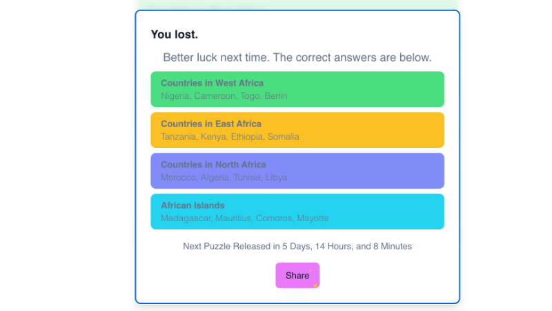 connections game
